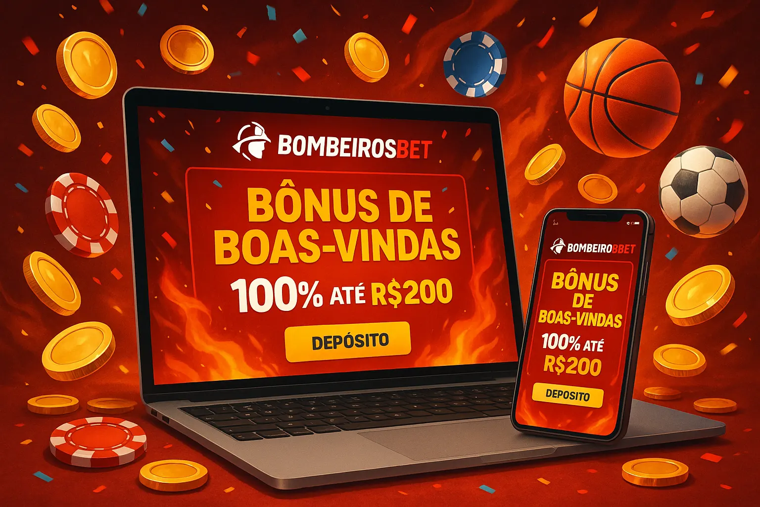 O bônus promocional BOMBEIROSBET é uma ótima maneira de começar sua aventura