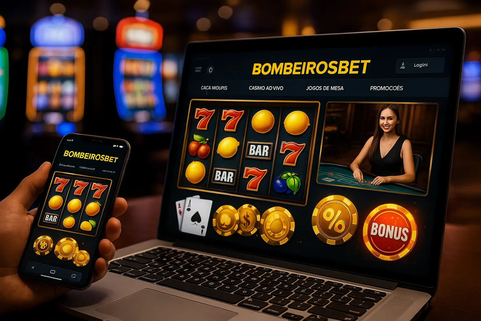 Jogos de cassino online inovadores e emocionantes na BOMBEIROSBET